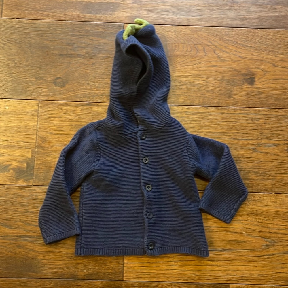 Carters Cotton Hooded Cardigan Dinosaur 🦖